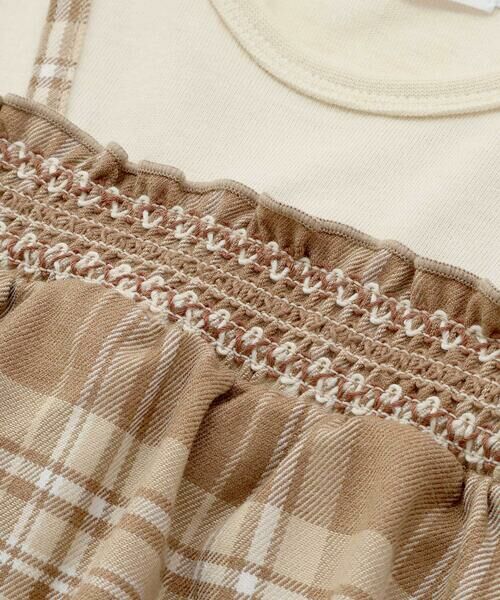 SLAP SLIP BABY / スラップ スリップ ベビー ロンパース | 【お揃い】チェックワンピースドッキングロンパースベビー(70~80cm) | 詳細13