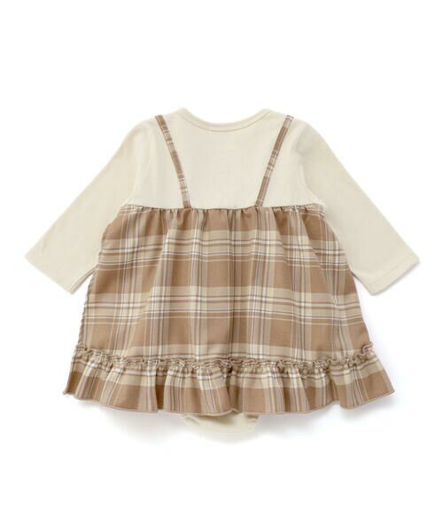 SLAP SLIP BABY / スラップ スリップ ベビー ロンパース | 【お揃い】チェックワンピースドッキングロンパースベビー(70~80cm) | 詳細5