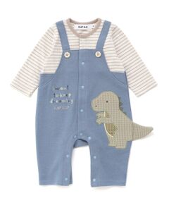 SLAP SLIP BABY / スラップ スリップ ベビー ロンパース | 恐竜しっぽサロペットドッキングロンパースベビー(70~80cm)