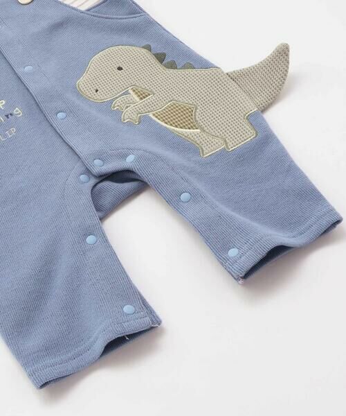 SLAP SLIP BABY / スラップ スリップ ベビー ロンパース | 恐竜しっぽサロペットドッキングロンパースベビー(70~80cm) | 詳細7