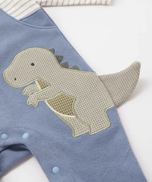 SLAP SLIP BABY / スラップ スリップ ベビー ロンパース | 恐竜しっぽサロペットドッキングロンパースベビー(70~80cm) | 詳細5