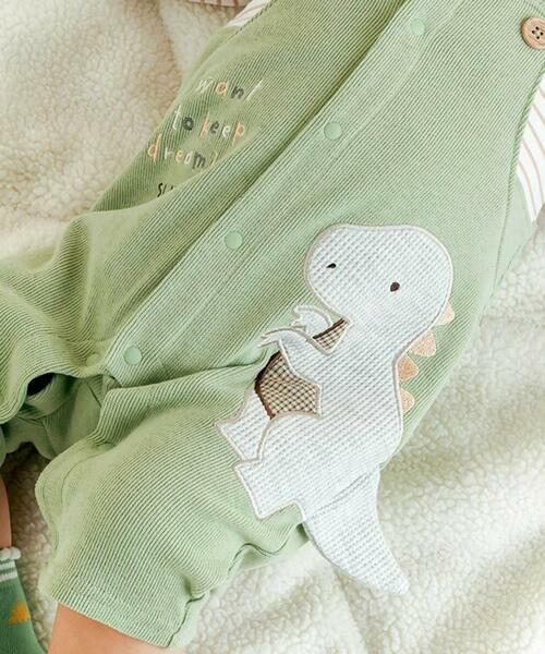 坊っちゃん 楽天市場】SLAP SLIP BABY 恐竜しっぽサロペットドッキング