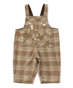 SLAP SLIP BABY / スラップ スリップ ベビー ベビー・キッズウエア | 【お揃い】デニムチェックフロントプリントサロペットベビー(70~80cm)