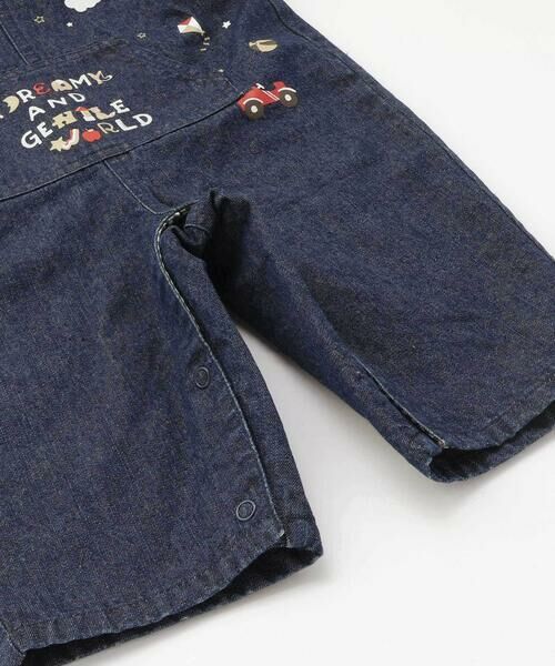 SLAP SLIP BABY / スラップ スリップ ベビー ベビー・キッズウエア | 【お揃い】デニムチェックフロントプリントサロペットベビー(70~80cm) | 詳細7