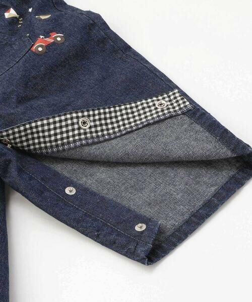 SLAP SLIP BABY / スラップ スリップ ベビー ベビー・キッズウエア | 【お揃い】デニムチェックフロントプリントサロペットベビー(70~80cm) | 詳細8