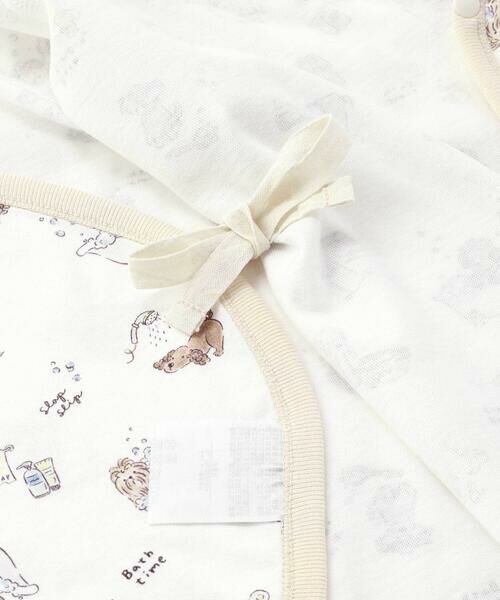 SLAP SLIP BABY / スラップ スリップ ベビー 肌着 | コットンアニマルイヌ恐竜お花マルチプリント総柄肌着ベビー(60~70cm) | 詳細7