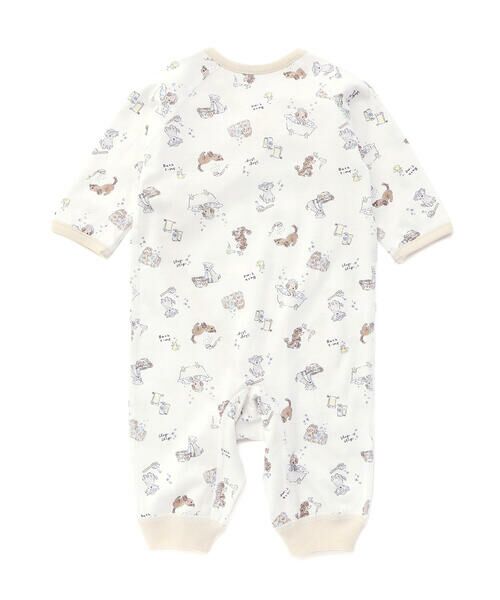 SLAP SLIP BABY / スラップ スリップ ベビー 肌着 | コットンアニマルイヌ恐竜お花マルチプリント総柄肌着ベビー(60~70cm) | 詳細1