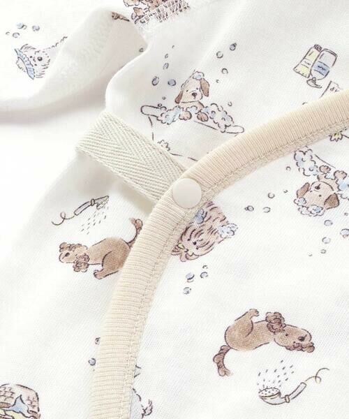 SLAP SLIP BABY / スラップ スリップ ベビー 肌着 | コットンアニマルイヌ恐竜お花マルチプリント総柄肌着ベビー(60~70cm) | 詳細4