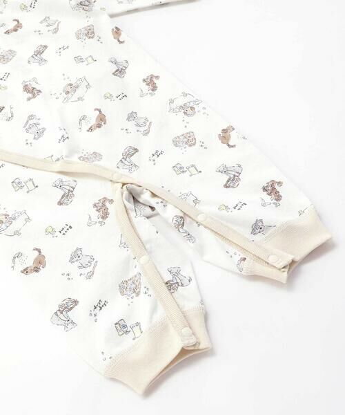 SLAP SLIP BABY / スラップ スリップ ベビー 肌着 | コットンアニマルイヌ恐竜お花マルチプリント総柄肌着ベビー(60~70cm) | 詳細5