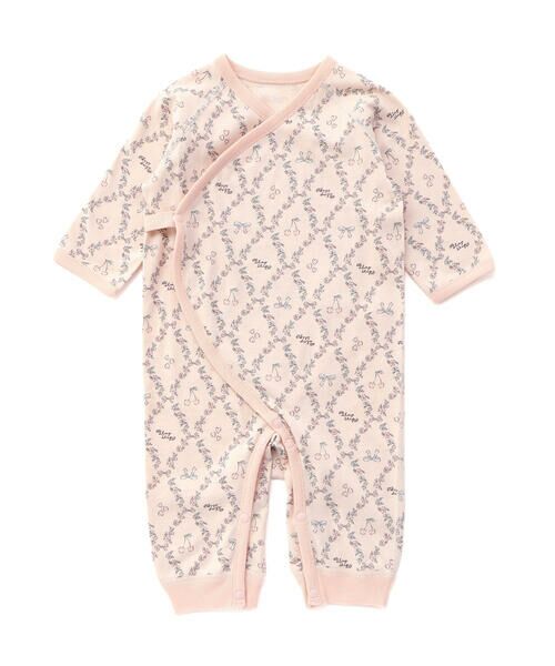 SLAP SLIP BABY / スラップ スリップ ベビー 肌着 | コットンアニマルイヌ恐竜お花マルチプリント総柄肌着ベビー(60~70cm) | 詳細15