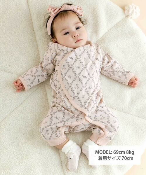 SLAP SLIP BABY / スラップ スリップ ベビー 肌着 | コットンアニマルイヌ恐竜お花マルチプリント総柄肌着ベビー(60~70cm) | 詳細14