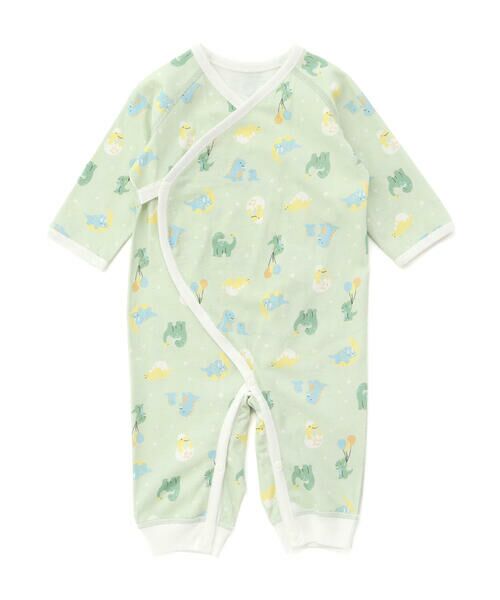 SLAP SLIP BABY / スラップ スリップ ベビー 肌着 | コットンアニマルイヌ恐竜お花マルチプリント総柄肌着ベビー(60~70cm) | 詳細18