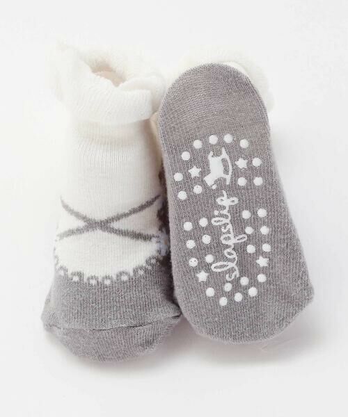 SLAP SLIP BABY / スラップ スリップ ベビー ベビー・キッズウエア | お花バレエシューズ風ソックスベビー(9~12cm) | 詳細8