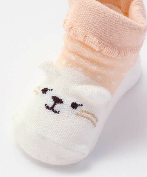 SLAP SLIP BABY / スラップ スリップ ベビー ベビー・キッズウエア | 【お揃い】アニマルクマウサギペンギンライオンネコモチーフソックスベビー(9~12cm) | 詳細3