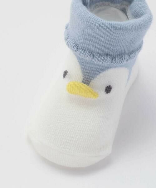 SLAP SLIP BABY / スラップ スリップ ベビー ベビー・キッズウエア | 【お揃い】アニマルクマウサギペンギンライオンネコモチーフソックスベビー(9~12cm) | 詳細9