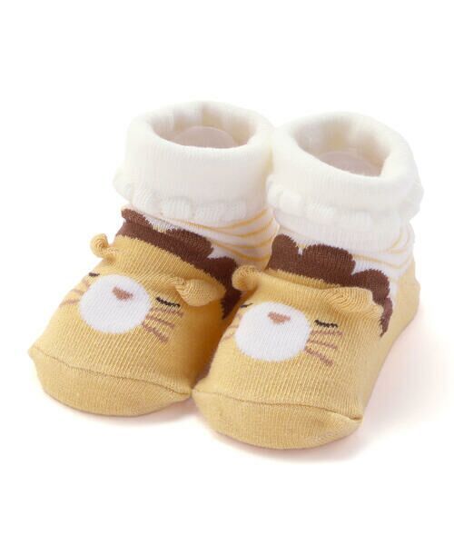 SLAP SLIP BABY / スラップ スリップ ベビー ベビー・キッズウエア | 【お揃い】アニマルクマウサギペンギンライオンネコモチーフソックスベビー(9~12cm) | 詳細11
