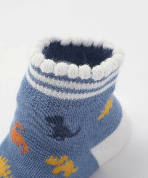 SLAP SLIP BABY / スラップ スリップ ベビー ベビー・キッズウエア | ツンツン恐竜柄ソックスベビー(9~12cm) | 詳細3
