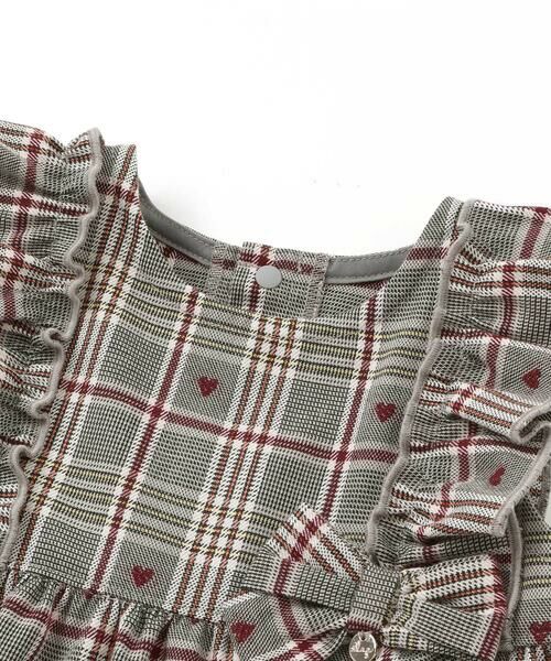 SLAP SLIP BABY / スラップ スリップ ベビー ベビー・キッズウエア | 【お揃い】肩フリルリボンチェックワンピース+ブルマセットアップベビー(70~80cm) | 詳細3