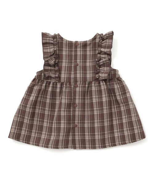 SLAP SLIP BABY / スラップ スリップ ベビー ベビー・キッズウエア | 【お揃い】肩フリルリボンチェックワンピース+ブルマセットアップベビー(70~80cm) | 詳細19