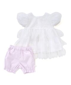 SLAP SLIP BABY / スラップ スリップ ベビー ベビー・キッズウエア | 【お揃い】スカラップチュールスカートドッキングワンピース+ブルマセットアップベビー(70~80cm)