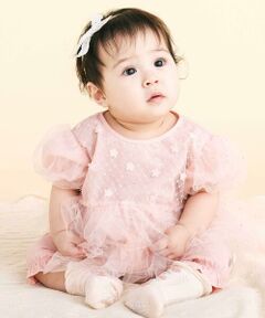 SLAP SLIP BABY / スラップ スリップ ベビー ベビー・キッズウエア | 【お揃い】スカラップチュールスカートドッキングワンピース+ブルマセットアップベビー(70~80cm)