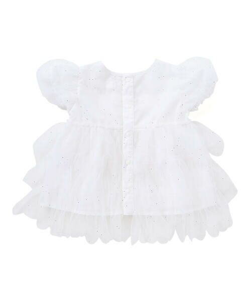 SLAP SLIP BABY / スラップ スリップ ベビー ベビー・キッズウエア | 【お揃い】スカラップチュールスカートドッキングワンピース+ブルマセットアップベビー(70~80cm) | 詳細1