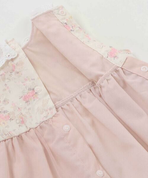 SLAP SLIP BABY / スラップ スリップ ベビー ロンパース | リボン付き花柄ベスト+2WAYオール2点セットベビー(50~70cm) | 詳細9