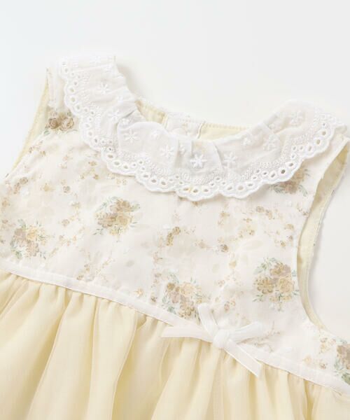 SLAP SLIP BABY / スラップ スリップ ベビー ロンパース | リボン付き花柄ベスト+2WAYオール2点セットベビー(50~70cm) | 詳細24