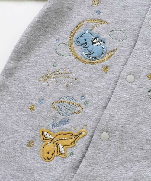 SLAP SLIP BABY / スラップ スリップ ベビー ロンパース | ドラゴン刺しゅうロンパース+お顔スタイ2点セットベビー(60~80cm) | 詳細9