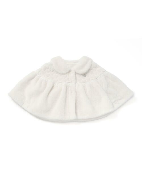 SLAP SLIP BABY / スラップ スリップ ベビー ベビー・キッズウエア | 【お揃い】襟付きハート柄ファー2WAYマントベビー(50~90cm) | 詳細3