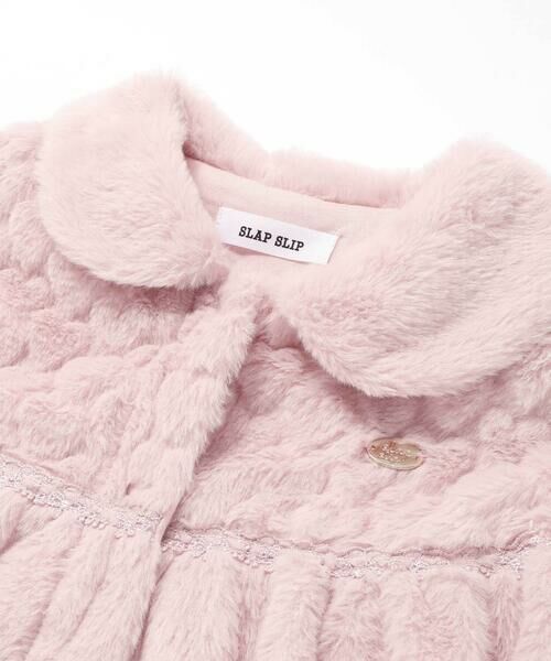 SLAP SLIP BABY / スラップ スリップ ベビー ベビー・キッズウエア | 【お揃い】襟付きハート柄ファー2WAYマントベビー(50~90cm) | 詳細10