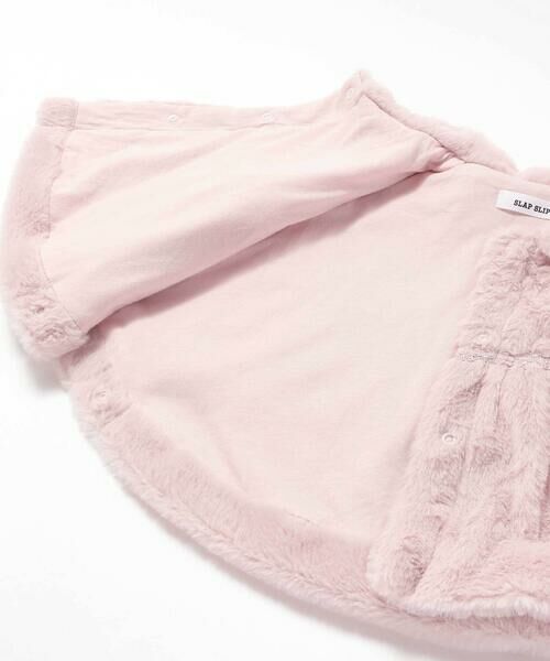 SLAP SLIP BABY / スラップ スリップ ベビー ベビー・キッズウエア | 【お揃い】襟付きハート柄ファー2WAYマントベビー(50~90cm) | 詳細16