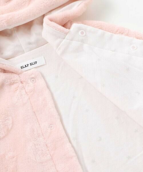 SLAP SLIP BABY / スラップ スリップ ベビー ベビー・キッズウエア | 【お揃い】アニマルクマウサギネコ恐竜ポコポコボアフード付き2WAYマントベビー(50~90cm) | 詳細11