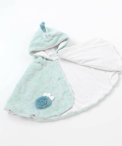 SLAP SLIP BABY / スラップ スリップ ベビー ベビー・キッズウエア | 【お揃い】アニマルクマウサギネコ恐竜ポコポコボアフード付き2WAYマントベビー(50~90cm) | 詳細19