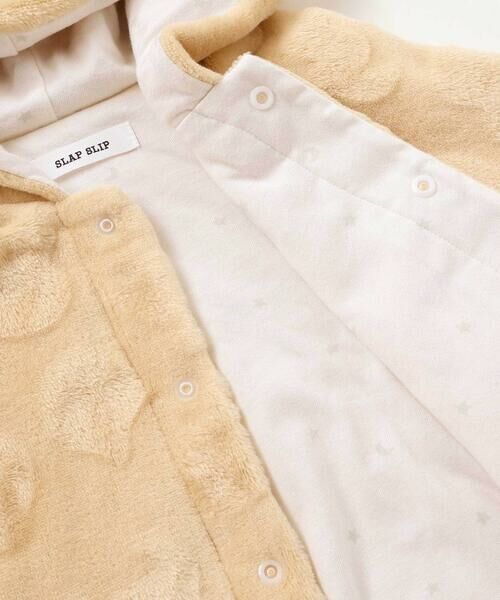 SLAP SLIP BABY / スラップ スリップ ベビー ベビー・キッズウエア | 【お揃い】アニマルクマウサギネコ恐竜ポコポコボアフード付き2WAYマントベビー(50~90cm) | 詳細28