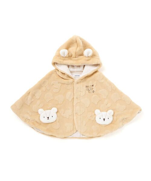 SLAP SLIP BABY / スラップ スリップ ベビー ベビー・キッズウエア | 【お揃い】アニマルクマウサギネコ恐竜ポコポコボアフード付き2WAYマントベビー(50~90cm) | 詳細24