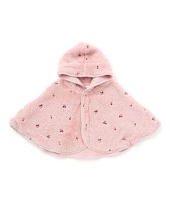 SLAP SLIP BABY / スラップ スリップ ベビー ベビー・キッズウエア | 【お揃い】フード付き総柄刺しゅうもこもこボアマントベビー(50~90cm)