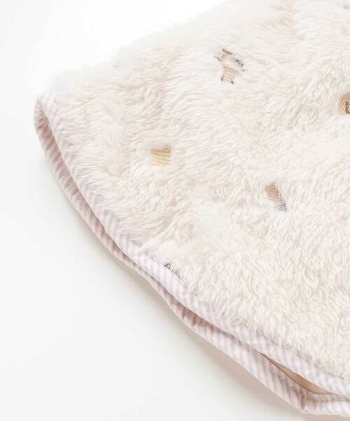 SLAP SLIP BABY / スラップ スリップ ベビー ベビー・キッズウエア | 【お揃い】フード付き総柄刺しゅうもこもこボアマントベビー(50~90cm) | 詳細9