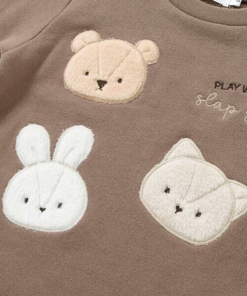 SLAP SLIP BABY / スラップ スリップ ベビー ベビー・キッズウエア | アニマルウサギクマネコパッチトレーナーベビー(70~80cm) | 詳細10