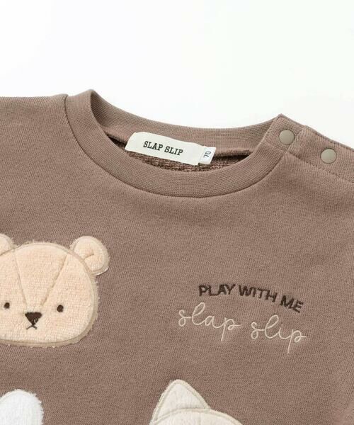 SLAP SLIP BABY / スラップ スリップ ベビー ベビー・キッズウエア | アニマルウサギクマネコパッチトレーナーベビー(70~80cm) | 詳細7