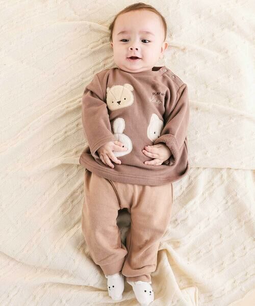 SLAP SLIP BABY / スラップ スリップ ベビー ベビー・キッズウエア | アニマルウサギクマネコおしりパッチパンツベビー(70~80cm) | 詳細9