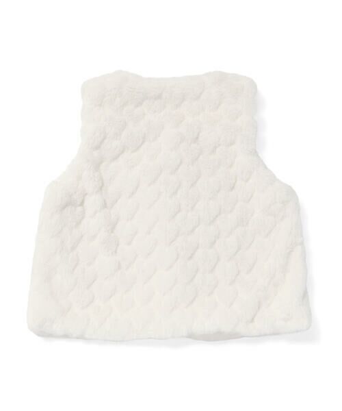 SLAP SLIP BABY / スラップ スリップ ベビー ベビー・キッズウエア | 【お揃い】リボンいっぱいハート柄ファーベストベビー(70~80cm) | 詳細4