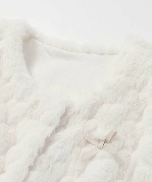 SLAP SLIP BABY / スラップ スリップ ベビー ベビー・キッズウエア | 【お揃い】リボンいっぱいハート柄ファーベストベビー(70~80cm) | 詳細5