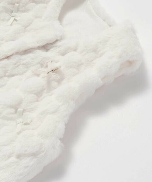 SLAP SLIP BABY / スラップ スリップ ベビー ベビー・キッズウエア | 【お揃い】リボンいっぱいハート柄ファーベストベビー(70~80cm) | 詳細6