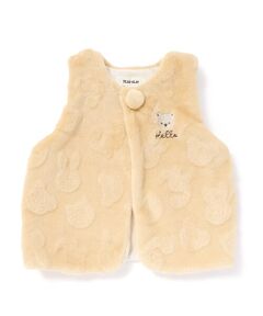 SLAP SLIP BABY / スラップ スリップ ベビー ベビー・キッズウエア | 【お揃い】アニマルクマウサギネコ恐竜ポコポコボアベストベビー(70~80cm)