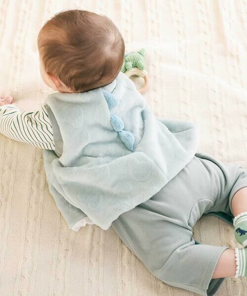 SLAP SLIP BABY / スラップ スリップ ベビー ベビー・キッズウエア | 【お揃い】アニマルクマウサギネコ恐竜ポコポコボアベストベビー(70~80cm) | 詳細16