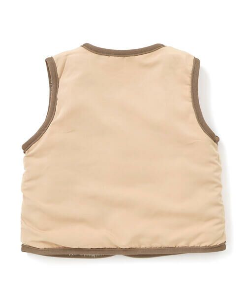 SLAP SLIP BABY / スラップ スリップ ベビー ベビー・キッズウエア | 【お揃い】総柄刺しゅうもこもこボアリバーシブルベストベビー(70~80cm) | 詳細6