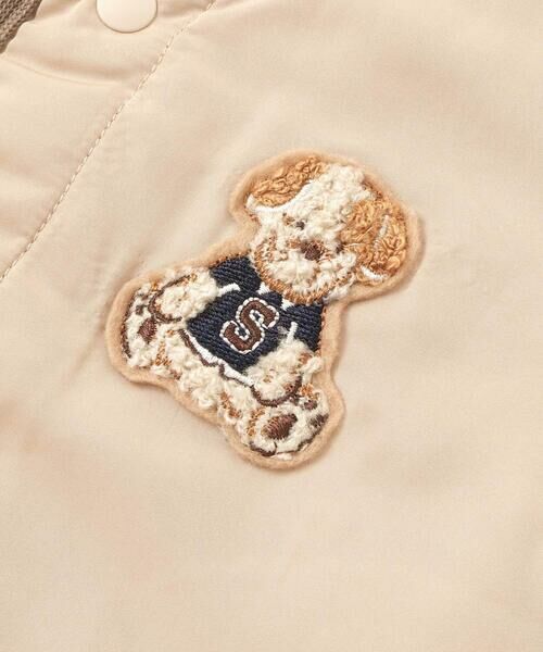 SLAP SLIP BABY / スラップ スリップ ベビー ベビー・キッズウエア | 【お揃い】総柄刺しゅうもこもこボアリバーシブルベストベビー(70~80cm) | 詳細7