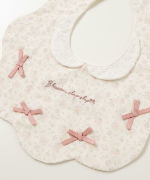 SLAP SLIP BABY / スラップ スリップ ベビー ベビー・キッズグッズ | 【お揃い】もくもくスカラップリボンがいっぱいレース襟スタイベビー | 詳細7