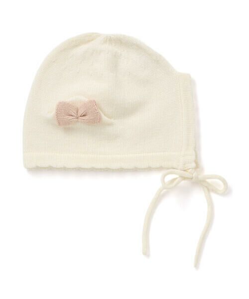 SLAP SLIP BABY / スラップ スリップ ベビー ベビー・キッズグッズ | リボン付きぴょっこりネコ耳ニット帽ベビー(44~48cm) | 詳細2